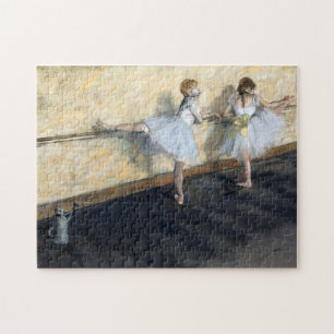 Dancers die aan de Barre, Edgar Degas oefenen Legpuzzel