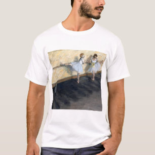 Dancers die aan de Barre, Edgar Degas oefenen T-shirt