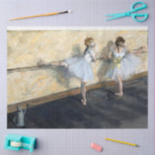 Dancers die aan de Barre, Edgar Degas oefenen Tissuepapier (Craft)