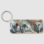 Dancers die hun schoenen uittrekken van Edgar Dega Sleutelhanger (Achterkant)