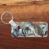 Dancers die hun schoenen uittrekken van Edgar Dega Sleutelhanger (Achterkant)