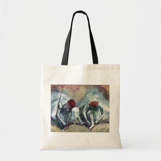 Dancers die hun schoenen uittrekken van Edgar Dega Tote Bag (Voorkant)
