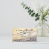 Dancers die in de Barre werken door Edgar Degas Visitekaartje (Staand voorkant)