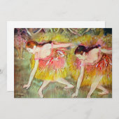 Dancers die naar beneden buigen door Edgar Degas,  (Voorkant / Achterkant)