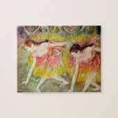 Dancers die naar beneden buigen door Edgar Degas,  Legpuzzel (Horizontaal)