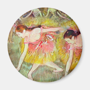 Dancers die naar beneden buigen door Edgar Degas,  Magneet