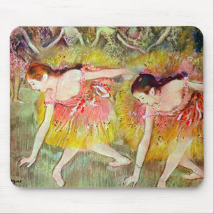 Dancers die naar beneden buigen door Edgar Degas,  Muismat
