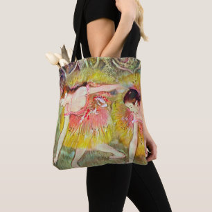 Dancers die naar beneden buigen door Edgar Degas,  Tote Bag
