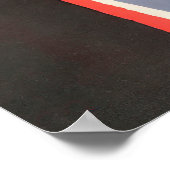 Dancers die Tuxedos en Top Hats dragen, Art Deco Poster (Hoek)