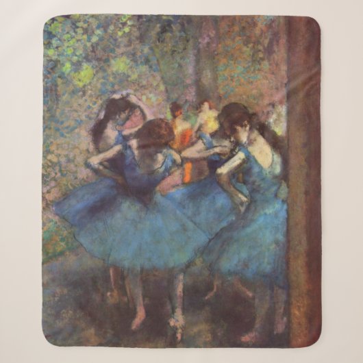 Dancers - Edgar Degas - 1890 Sherpa Deken (Voorkant)