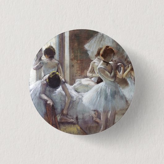Dancers Edgar Degas Ronde Button 3,2 Cm (Voorkant)