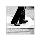 Dancer's feet rubberen stempel (Afrduk)