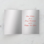 Dancers Happy Holidays Christmas Kaart (Binnen)