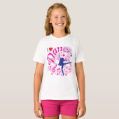 Dancer's, ik hou van Dans T-shirt (Voorkant volledig)