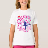 Dancer's, ik hou van Dans T-shirt (Voorkant)