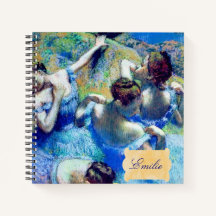 Dancers in Blauw door Degas Sketchbook