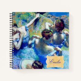 Dancers in Blauw door Degas Sketchbook Notitieboek