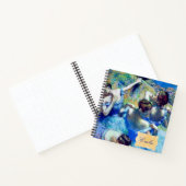 Dancers in Blauw door Degas Sketchbook Notitieboek (Binnen)
