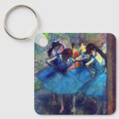 Dancers in blauw door Edgar Degas, ballet Sleutelhanger (Voorkant)