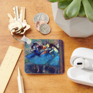 Dancers in blauw door Edgar Degas,  ballet Sleutelhanger