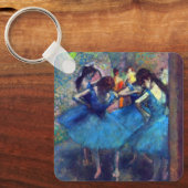 Dancers in blauw door Edgar Degas, ballet Sleutelhanger (Voorkant)