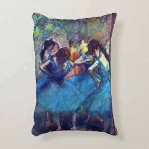 Dancers in blauw door Edgar Degas,  balletkunst Accent Kussen