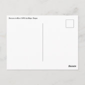 Dancers in blauw door Edgar Degas, balletkunst Briefkaart (Achterkant)