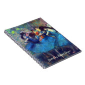 Dancers in blauw door Edgar Degas,  balletkunst Notitieboek (Rechterzijde)