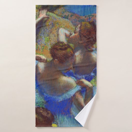 Dancers in blauw, Edgar Degas Badhanddoek (Badhanddoek)