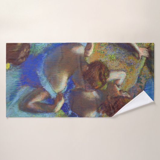 Dancers in blauw, Edgar Degas Badhanddoek (Badhanddoek)