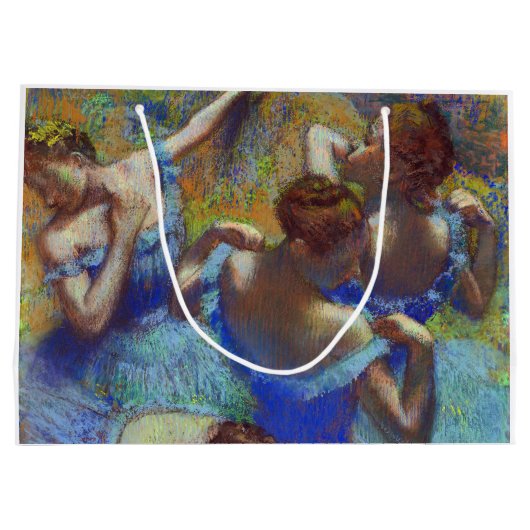 Dancers in blauw, Edgar Degas Groot Cadeauzakje (Achterkant)