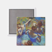 Dancers in blauw, Edgar Degas Magneet (Voorkant / Achterkant)