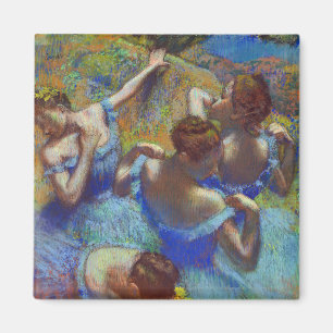 Dancers in blauw, Edgar Degas Magneet