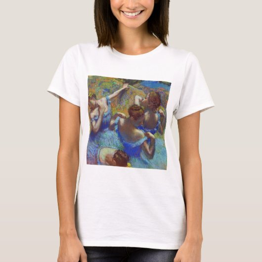Dancers in blauw, Edgar Degas T-shirt (Voorkant)