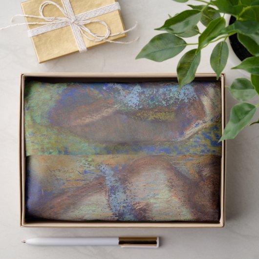 Dancers in blauw, Edgar Degas Tissuepapier (Geschenk)