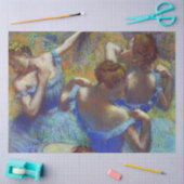 Dancers in blauw, Edgar Degas Tissuepapier (Craft)