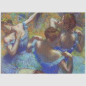Dancers in blauw, Edgar Degas Tissuepapier (Voorkant)