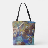 Dancers in blauw, Edgar Degas Tote Bag (Achterkant)
