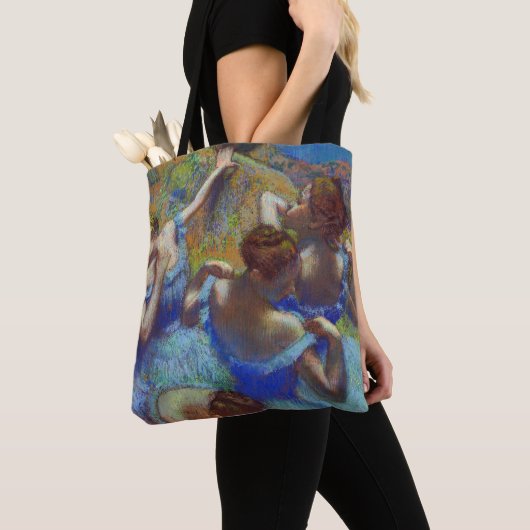 Dancers in blauw, Edgar Degas Tote Bag (Dichtbij)