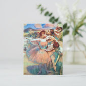 Dancers in een landschap van Edgar Degas Briefkaart (Staand voorkant)