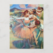 Dancers in een landschap van Edgar Degas Briefkaart (Voorkant)