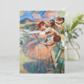 Dancers in een landschap van Edgar Degas Kaart (Staand voorkant)