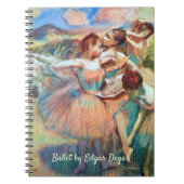 Dancers in een landschap van Edgar Degas Notitieboek (Voorkant)