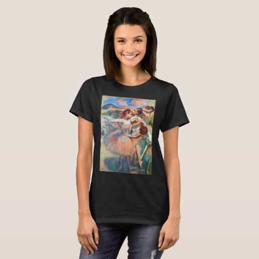 Dancers in een landschap van Edgar Degas T-shirt (Voorkant volledig)