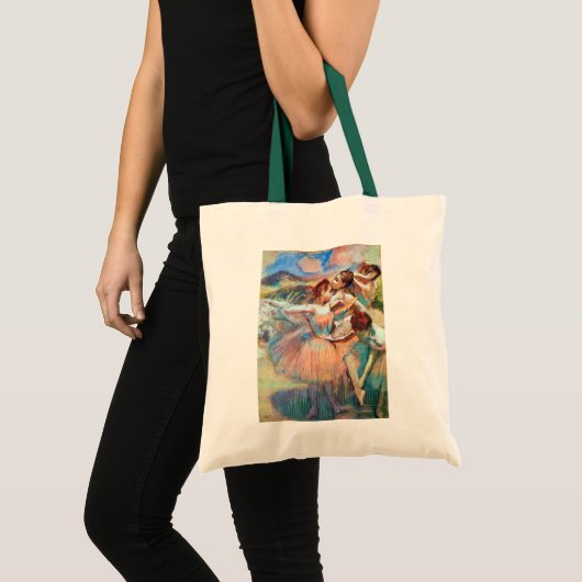 Dancers in een landschap van Edgar Degas Tote Bag (Voorkant (product))