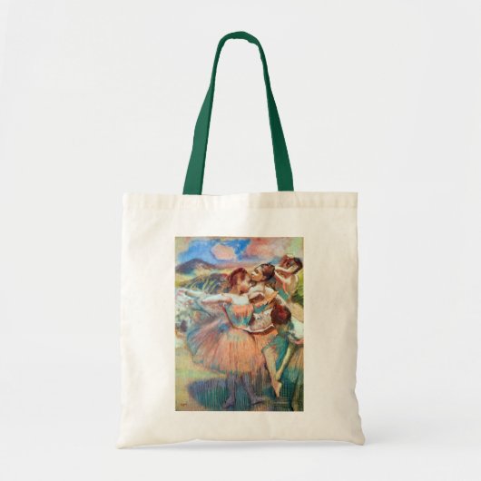 Dancers in een landschap van Edgar Degas Tote Bag (Voorkant)