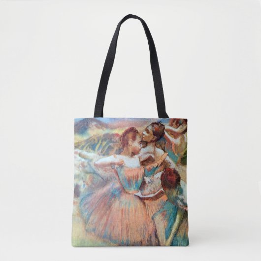 Dancers in een landschap van Edgar Degas Tote Bag (Voorkant)