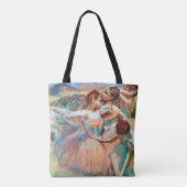 Dancers in een landschap van Edgar Degas Tote Bag (Achterkant)