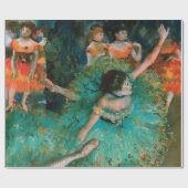 Dancers in Groen door Edgar Degas Cadeaupapier (Vlak)