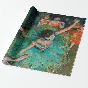 Dancers in Groen door Edgar Degas Cadeaupapier